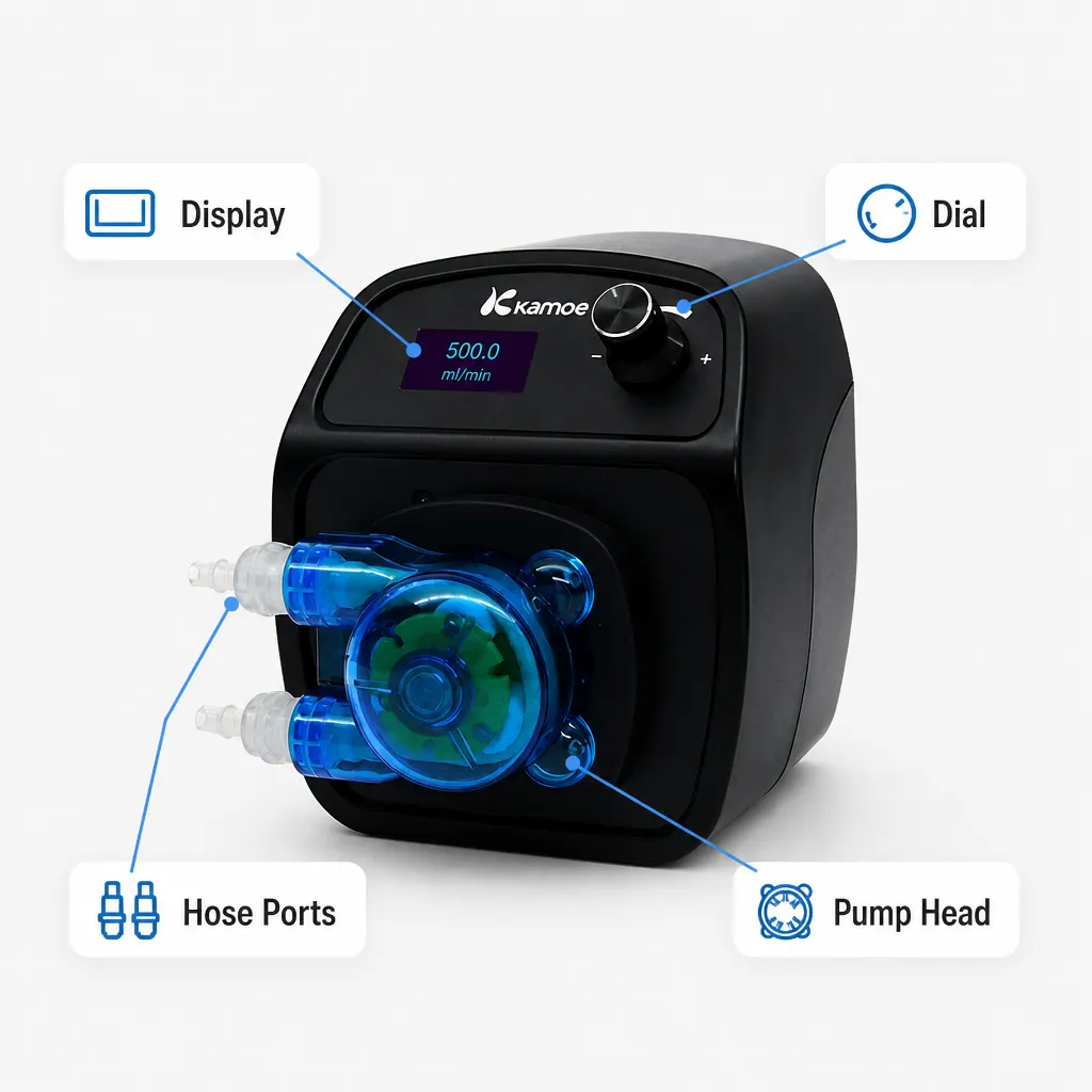 X1 PRO T2 International Edition Dosing Pump controls and screen