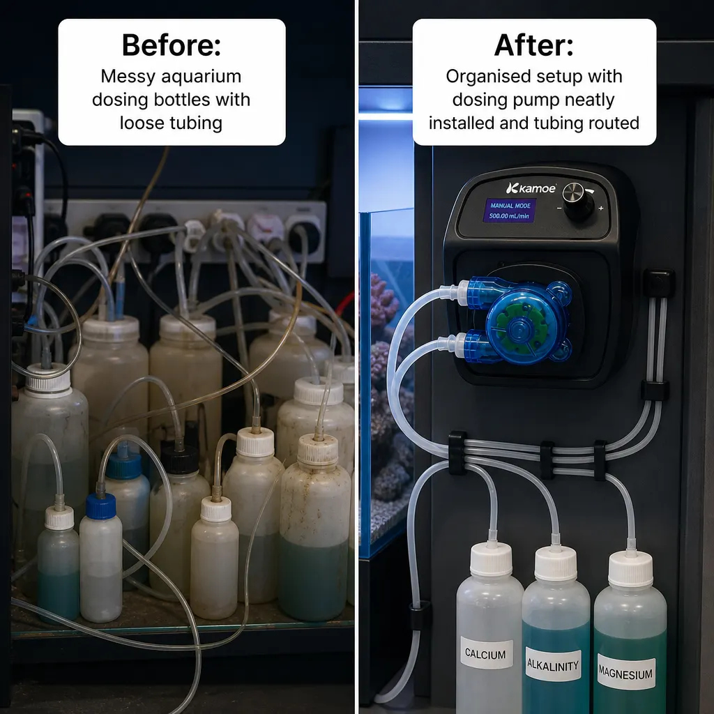 X1 PRO T2 International Edition Dosing Pump setup and use views